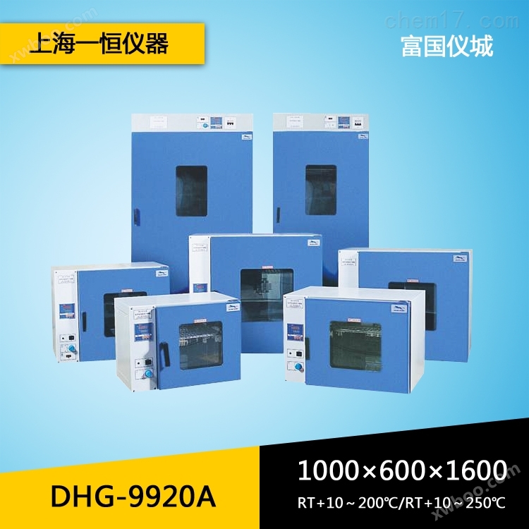 上海一恒DHG-9920A电热恒温鼓风干燥箱实验高温烤箱 烘箱 烘干箱