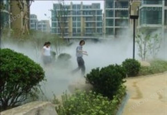 住宅区花园景观人造雾效果特点