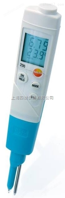 testo 206-pH2酸碱度/温度测量入门级套装 - 适用于半固体测量