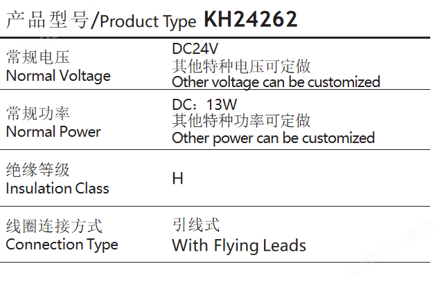 KH24262特种电磁线圈