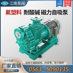 江南厂家 衬氟污水自吸泵ZCQ50-40-125_单级卧式化工泵_小型输料泵