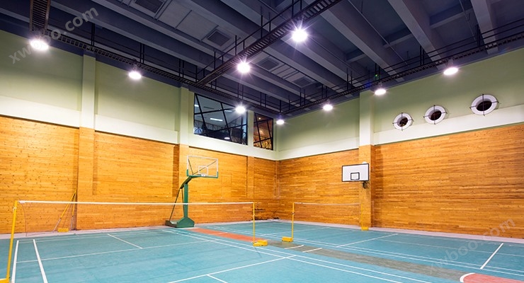 HGLED-G-027 室内篮球馆 网球馆照明LED工矿灯应用场景