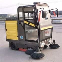 小型洗扫车 推荐驾驶式电动扫地车 宏园 仓库物业环卫清扫车