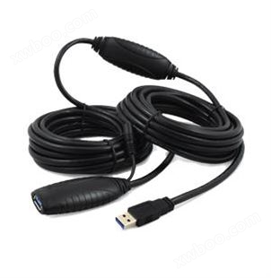 USB30-10m-Cable丹诺会议摄像机专用USB3.0信号放大延长线10米 usb带芯片信号延长器