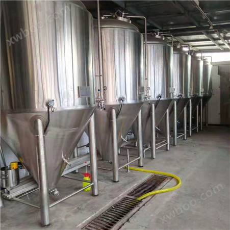 2吨精酿啤酒设备发酵罐生产啤酒的机器
